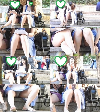 ＮＯ３：おっぴろげの綺麗なお姉さん！！パンティーが見えすぎです！！（笑）