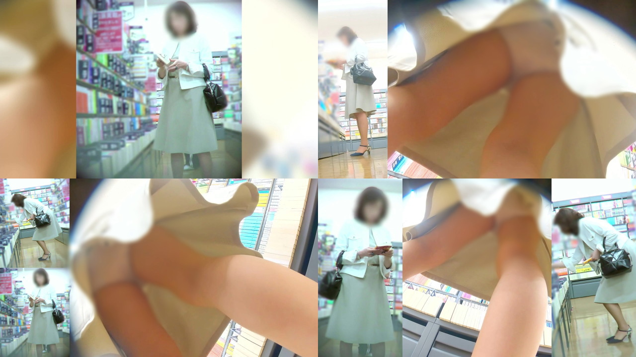 私服人妻さんのパンチラ１４
