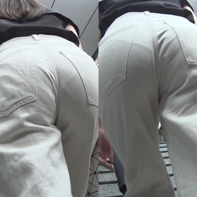 HONEYsPOT PPV 美＊パンティーライン通信＊V字ラインが透ける白パン美尻お姉さんの食い込みがエロ過ぎて遂に爆発⁉ h-bplt0723.mp4