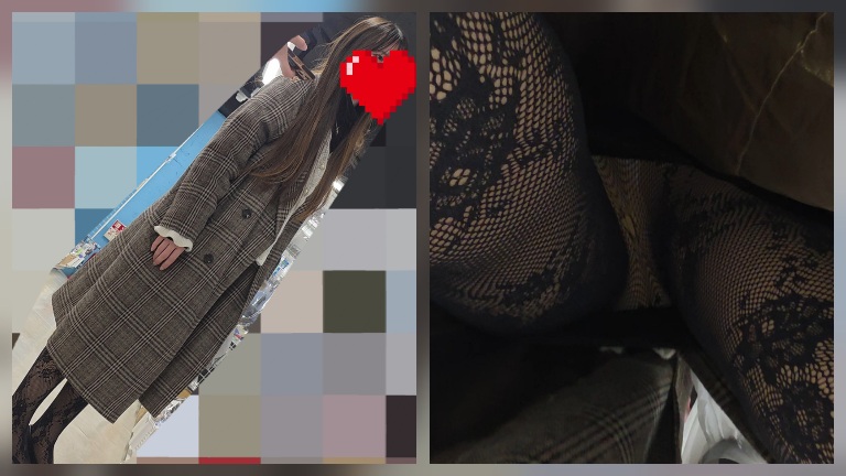 パンチラ美女4名☆スマホ撮り