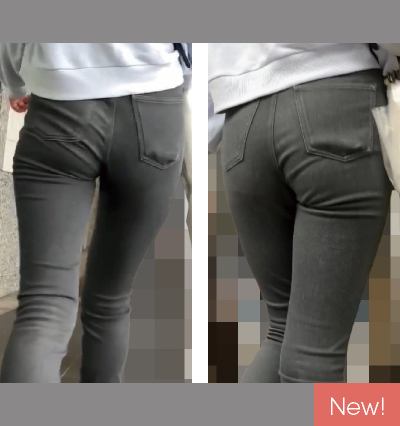 HONEYsPOT PPV 黒スキニーデニム『結局、パンティーラインってのはズボンと下着がぶつかり合う格闘技なんすよ！』 Fap14.mp4