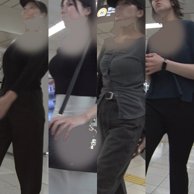 スレンダーではあるがオッパイが揺れる程に大きいお姉さん達9【8名収録】