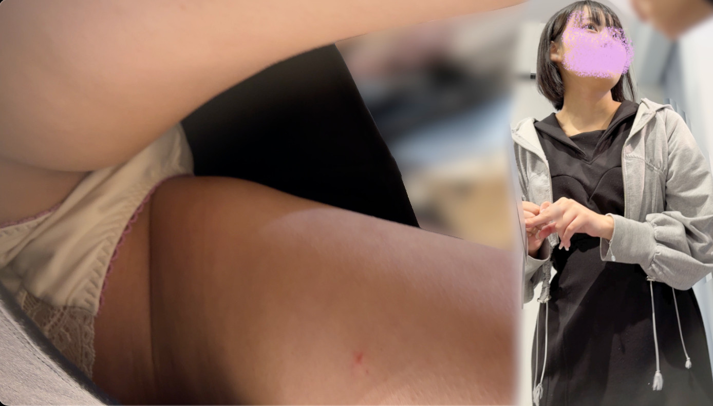 HONEYsPOT PPV 真〓055　接客逆さ＠可愛すぎる店員さんの純白Pをインスタ教えてもらいながら逆さ撮り。 p055.zip